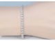 Bracelet Bracelet tennis en or blanc 14 carats avec diamants 58 Facettes 2070
