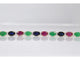Bracelet Bracelet tennis en or 14 carats avec diamants, saphirs, rubis et émeraudes 58 Facettes 2069