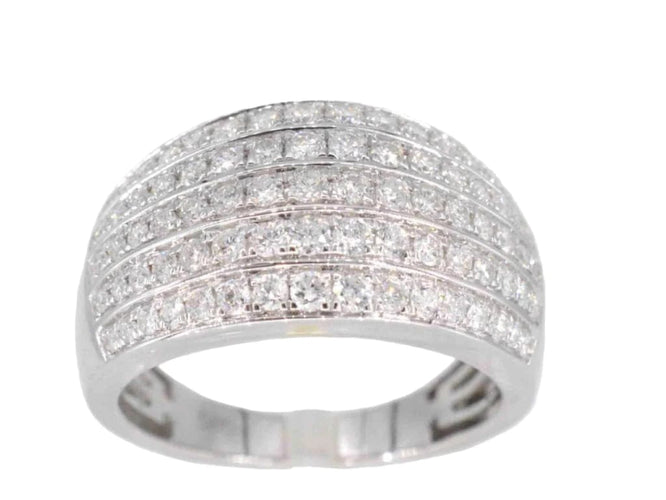 Bague 54 Bague en or blanc 14 carats avec diamant 1,00 ct 58 Facettes 2083