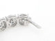 Boucles d'oreilles Boucles d'oreilles créoles en or blanc 14 carats avec diamants 58 Facettes 2111