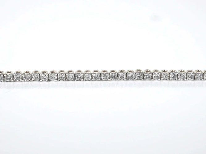 Bracelet Bracelet tennis en or 14 carats serti de diamants 3,50 ct 58 Facettes 2150