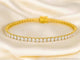 Bracelet Bracelet tennis en or 14 carats serti de diamants 3,50 ct 58 Facettes 2150