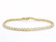 Bracelet Bracelet en or jaune 14 carats serti de diamants 58 Facettes 2172