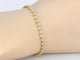 Bracelet Bracelet en or jaune 14 carats serti de diamants 58 Facettes 2172