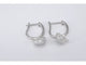 Boucles d'oreilles Boucles d’oreilles cœur en or blanc 14 carats et diamants 58 Facettes 2174
