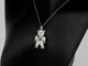 Pendentif Chopard Happy Diamonds - Pendentif Teddy Bear en or jaune 18 carats et diamants 58 Facettes 4142