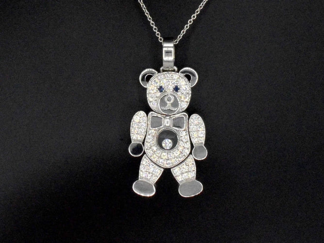 Pendentif Chopard Happy Diamonds - Pendentif Teddy Bear en or jaune 18 carats et diamants 58 Facettes 4142
