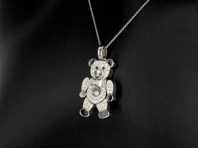 Pendentif Chopard Happy Diamonds - Pendentif Teddy Bear en or jaune 18 carats et diamants 58 Facettes 4142
