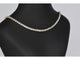 Collier Collier en or jaune 14 carats serti de diamants 3,50 ct 58 Facettes 2184