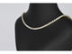 Collier Collier en or jaune 14 carats serti de diamants 3,50 ct 58 Facettes 2184