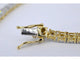 Collier Collier en or jaune 14 carats serti de diamants 3,50 ct 58 Facettes 2184