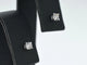 Boucles d'oreilles Boucles d’oreilles en or blanc 14 carats serties de diamants 58 Facettes 2268