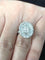 Bague 54 Bague en or blanc 18 carats sertie de diamants 2,80 ct 58 Facettes