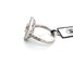 Bague 54 Bague en or blanc 18 carats sertie de diamants 2,80 ct 58 Facettes