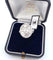 Bague 54 Bague en or blanc 18 carats sertie de diamants 2,80 ct 58 Facettes