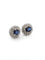 Boucles d'oreilles 2021 P - Boucles d'oreilles en or blanc 18 carats saphirs et diamants 58 Facettes