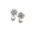 Boucles d'oreilles Boucles d’oreilles en or blanc 18 carats, diamants et perles 58 Facettes