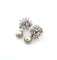 Boucles d'oreilles Boucles d’oreilles en or blanc 18 carats, diamants et perles 58 Facettes