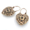 Boucles d'oreilles Boucles d'oreilles couronne en or jaune et saphirs 58 Facettes