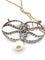 Pendentif Pendentif Art déco en platine et or avec diamants et perle 58 Facettes