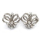 Boucles d'oreilles Boucles d'oreilles couronne en platine avec diamants 58 Facettes