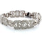 Bracelet Bracelet Art déco en platine avec diamants 58 Facettes