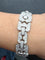 Bracelet Bracelet Art déco en platine avec diamants 58 Facettes