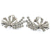 Boucles d'oreilles Boucles d'oreilles en platine serties de diamants 58 Facettes