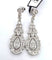 Boucles d'oreilles Boucles d'oreilles en platine serties de diamants 58 Facettes