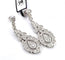 Boucles d'oreilles Boucles d'oreilles en platine serties de diamants 58 Facettes