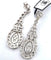 Boucles d'oreilles Boucles d'oreilles en platine serties de diamants 58 Facettes
