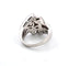 Bague 54 Bague en or blanc sertie de diamants taille brillant et baguette 58 Facettes