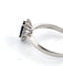 Bague 56 Bague en or blanc 18 carats sertie de saphirs et diamants 58 Facettes