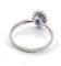 Bague 56 Bague en or blanc 18 carats sertie de saphirs et diamants 58 Facettes