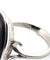 Bague 50 Bague en platine avec diamants et onyx 58 Facettes