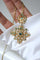 Pendentif Croix XVIIIe siècle - Pendentif en or jaune et émeraudes 58 Facettes