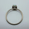 Bague 55 Bague - Halo en or blanc 18 carats, émeraude et diamants 58 Facettes 50363