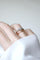Solitaire - Bague diamant taille ancienne en or rose et platine