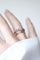 Solitaire - Bague diamant taille ancienne en or rose et platine