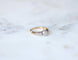 Bague 56 Solitaire - Bague diamant taille ancienne en or rose et platine 58 Facettes
