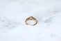 Bague 56 Solitaire - Bague diamant taille ancienne en or rose et platine 58 Facettes