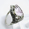 Bague 52 Bague en platine à kunzite rose-lilas et diamants 58 Facettes 50366