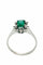 Bague 64 Bague fleur - Émeraude colombienne et diamants en or 585 58 Facettes 50210