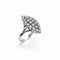 Bague 55 Bague vintage style navette en or blanc 750 et diamants 58 Facettes 50383