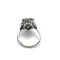 Bague 55 Bague vintage style navette en or blanc 750 et diamants 58 Facettes 50383