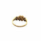 Bague 54 Bague géométrique Art déco en or jaune 18 carats et diamants 58 Facettes 50388