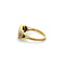 Bague 54 Bague géométrique Art déco en or jaune 18 carats et diamants 58 Facettes 50388