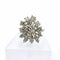 Bague 55 Bague vintage florale en or blanc 18 carats et diamants 58 Facettes 50392