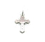 Pendentif Pendentif croix - Émeraudes colombiennes taille carrée en or 18k 58 Facettes 50400