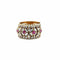 Bague 55 Bague en or jaune avec diamants et rubis 58 Facettes 50398